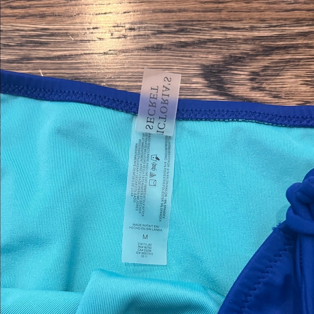 Victoria’s Secret Blue Two-Piece Triangle Bikini Set - Picture 5 of 8